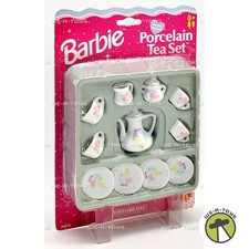 Barbie Porcelain Tea Set 1998 Tootsie Toy 10830