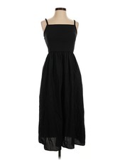 Uniqlo Women Black Casual Dress XS
