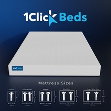 ULTRA LUXE Reflex Foam Mattress Orthopedic ALL BED SIZES NO SPRINGS UK Made