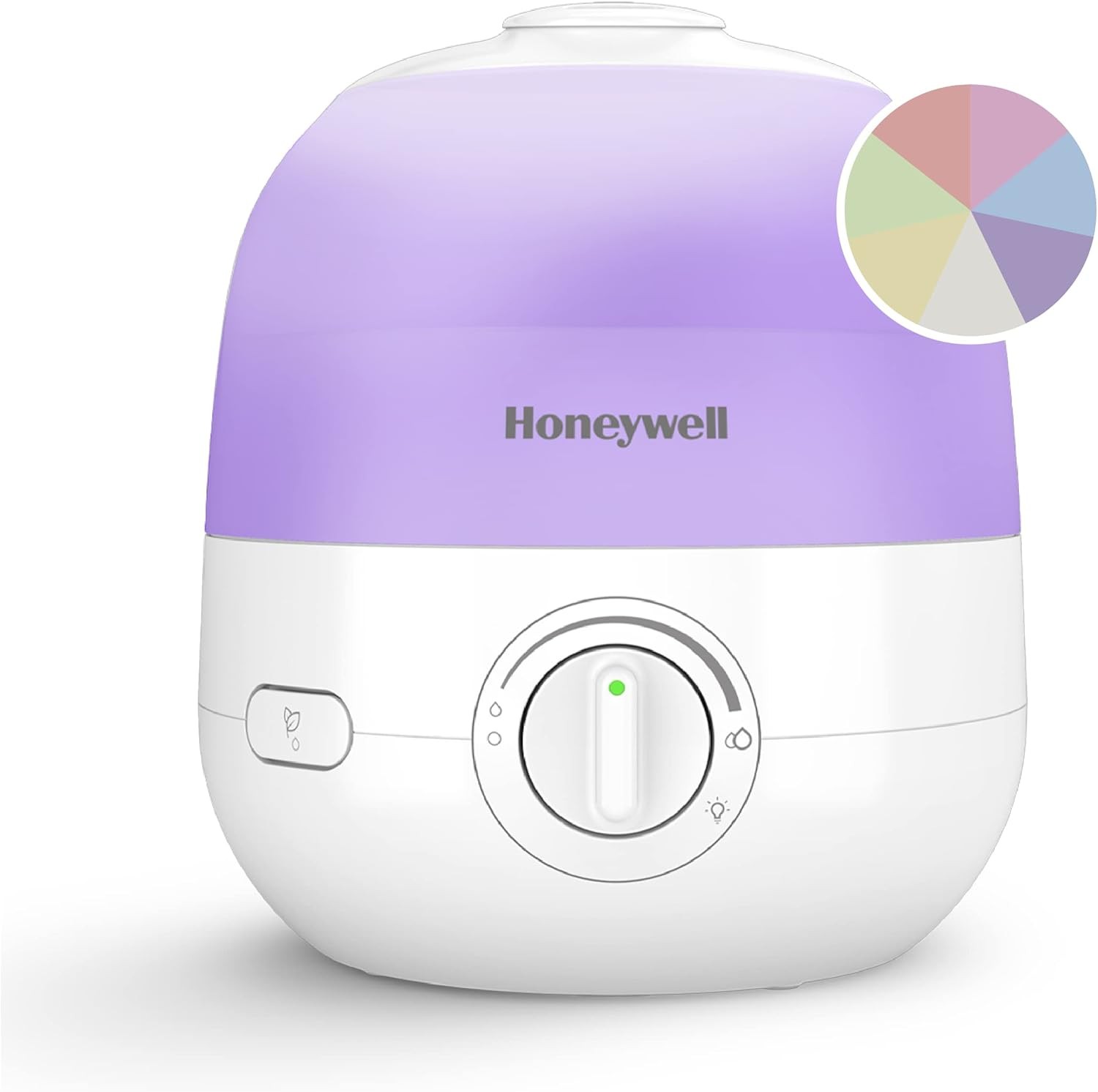 Honeywell Ultra Glow Light Changing Humidifier and Diffuser – Cool Mist White