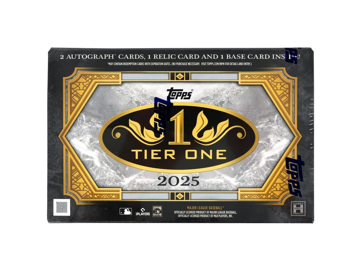 2025 TOPPS TIER ONE BASEBALL HOBBY BOX | eBay