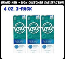 Fluoride-Free Rapid Relief Sensitive Toothpaste, Fresh Mint, 4 Oz. 3-Pack