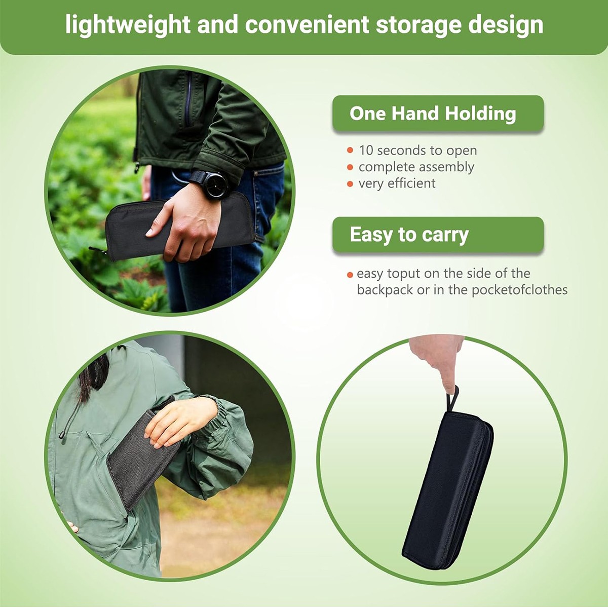 Small Folding Stool Mini Portable Outdoor Camping Chair Foldable Hiking NEW