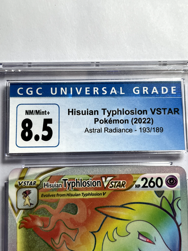 CGC 8.5 Hisuian Typhlosion VSTAR (Secret) 193/189 Swsh10: Astral Radiance Holo - Picture 3 of 3