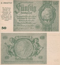 Graz, Linz, Salzburg, 50 Reichsmark 1933, Ros.181b, Erh. II