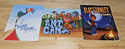 Lot 3 MCDONALDS mini books 2013 Flat Stanley ANT CANT DODDI the DODO happy meal