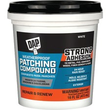 DAP 16 Oz. White Weatherproof Patching Compound 7079818740 DAP 7079818740