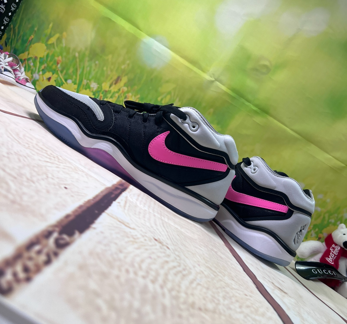 Nike Air Zoom G.T.HUSTELE 2 Unisex Black Gray Sneakers DJ9405 004