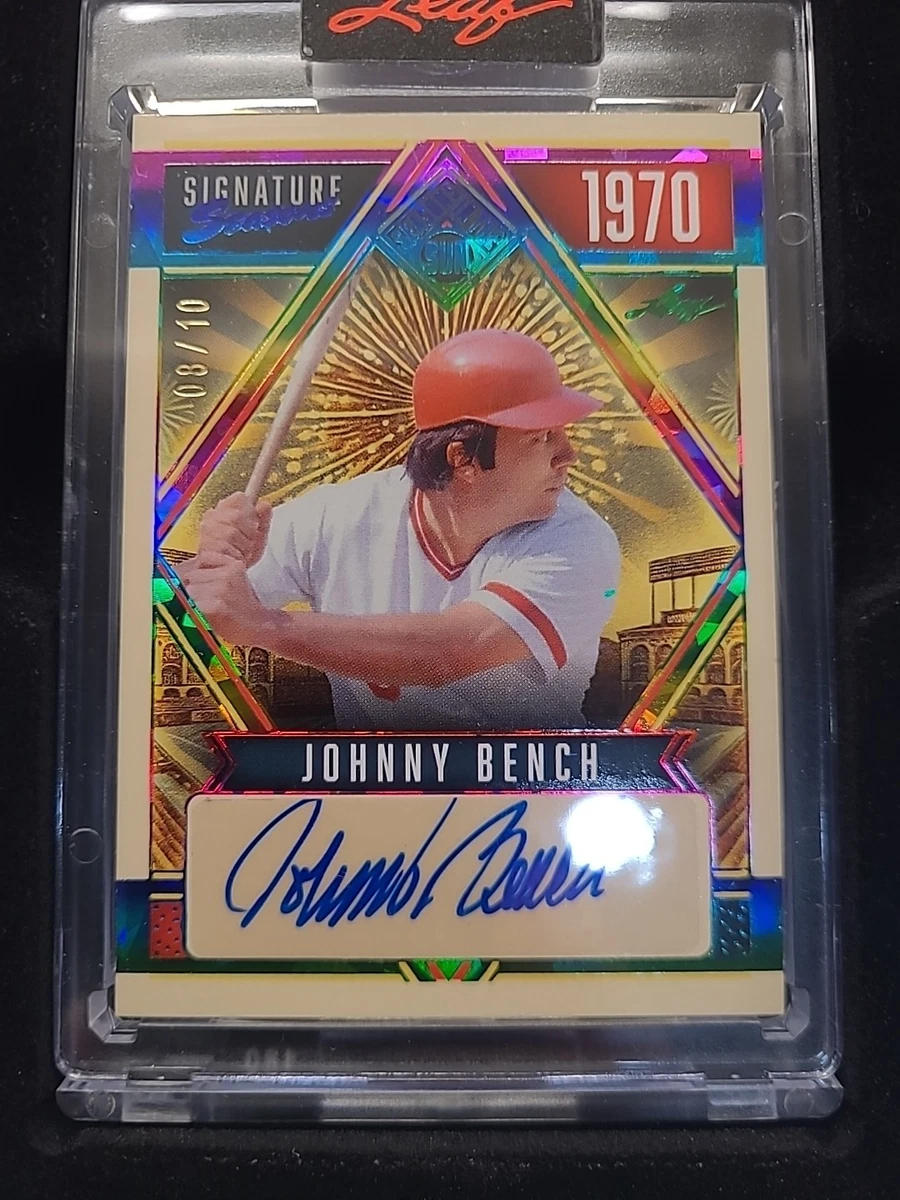 Johnny Bench Autographed Baseball Cards for sale | eBay