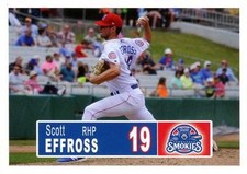 Scott Effross 2018 Grandstand Tennessee Smokies NNO Baseball Card