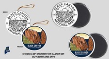BLACK CANYON NATIONAL PARK Ornament / Magnets Gift Collectible Colorado Vacation