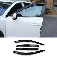 For Mazda Cx5 Cx-5 13-2016 Abs Black Window Visor Shades Sun Rain Guard Trim 4x For Mazda Cx5 Cx-5 13-2016 Abs Black Window Visor Shades Sun Rain Guard Trim 4x