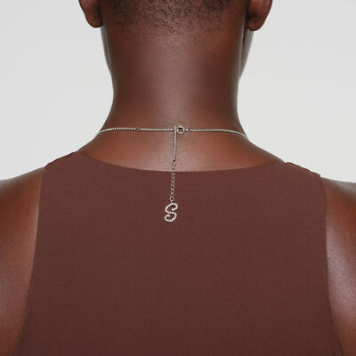 本日限定価格【Swarovski✖️skims】ベリーチェーン Swarovski x SKIMS belly chain Imperial cut, White, Stainless