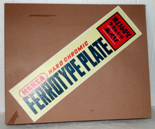 Hansa Hard Chromic Ferrotype Plate from The Omiya Photo Supply Company Tokyo