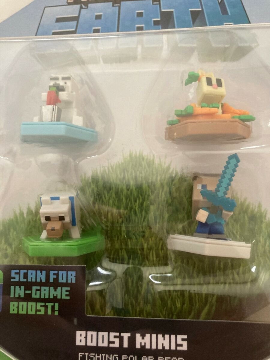 Minecraft Earth Boost Mini Figure 2-Pack, Nfc Chip Enabled For