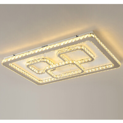 Moderne Decken Leuchte Unterputz Kronleuchter LED Streifen Lampe Wohnzimmer Schlafzimmer