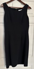 Sandra Darren Women's Dress Size 8 Black Sleeveless Knee Length