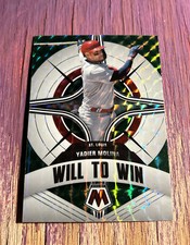 YADIER MOLINA 2022 MOSAIC WILL TO WIN GREEN MOSAIC PRIZM #WW-1