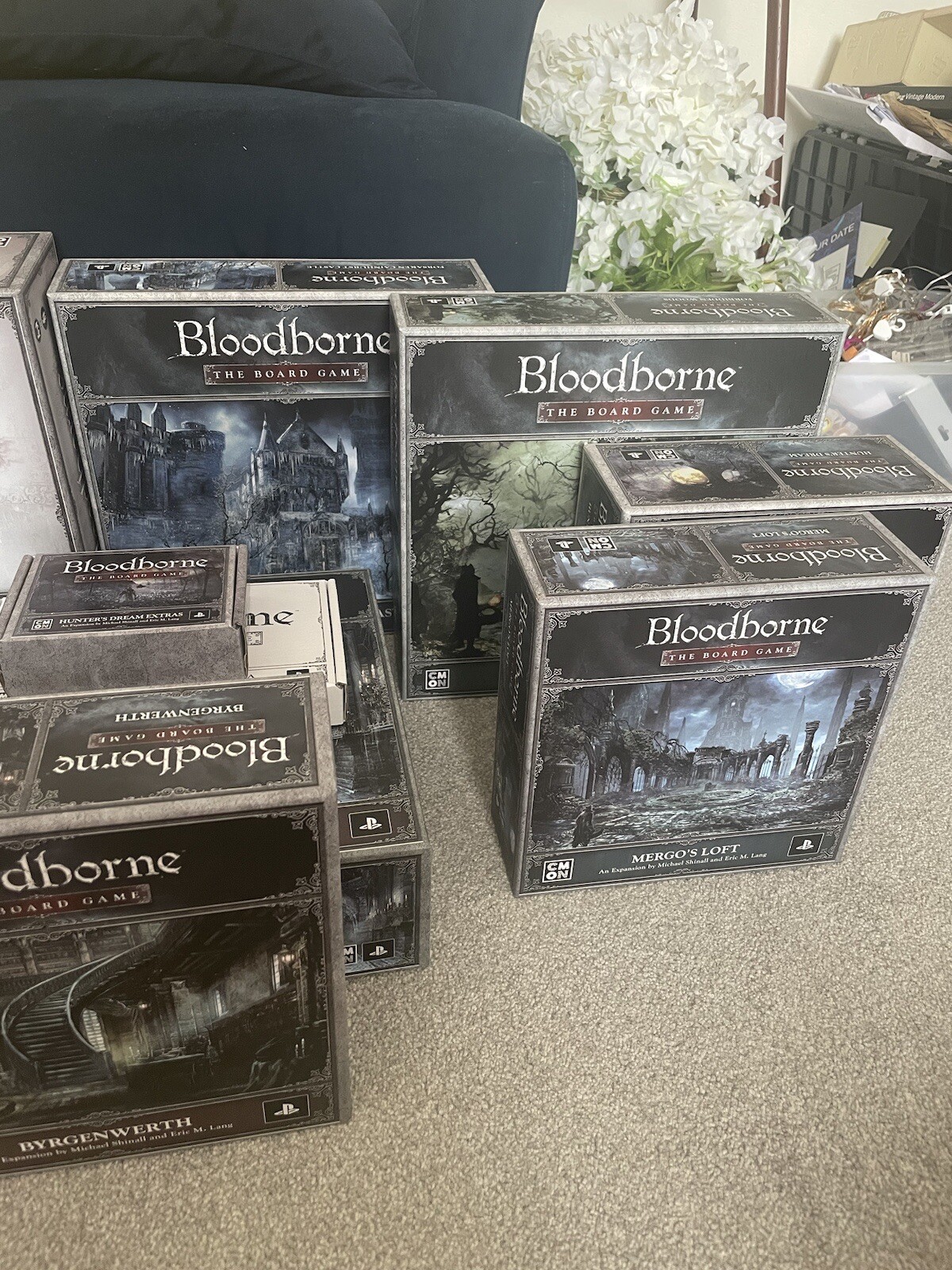 Bloodborne Board Games Cmon Full Kickstarter Pledge, All Expansions