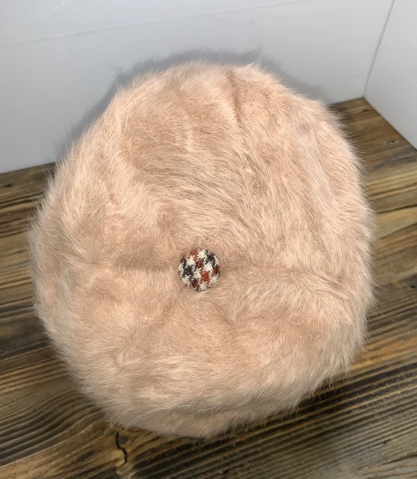 Gorra suave vintage diseño Kangol marrón difusa hecha en Inglaterra News Boy Foto 4 de 4