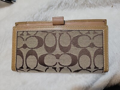 Coach Bags Coach Wallet Checkbook Coach Signature Checkbook Cover
