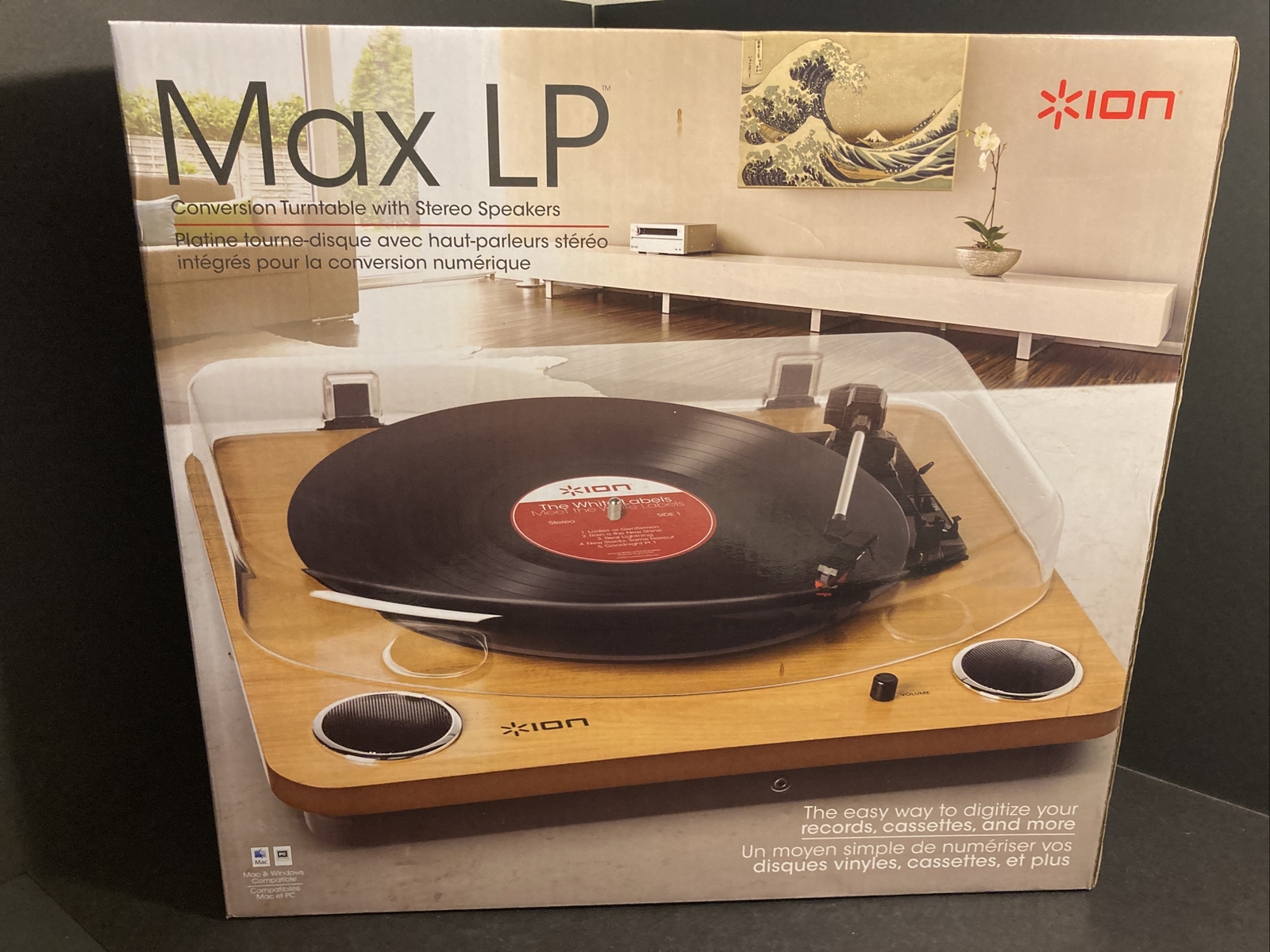 ION Audio Max LP Three Speed Turntable 