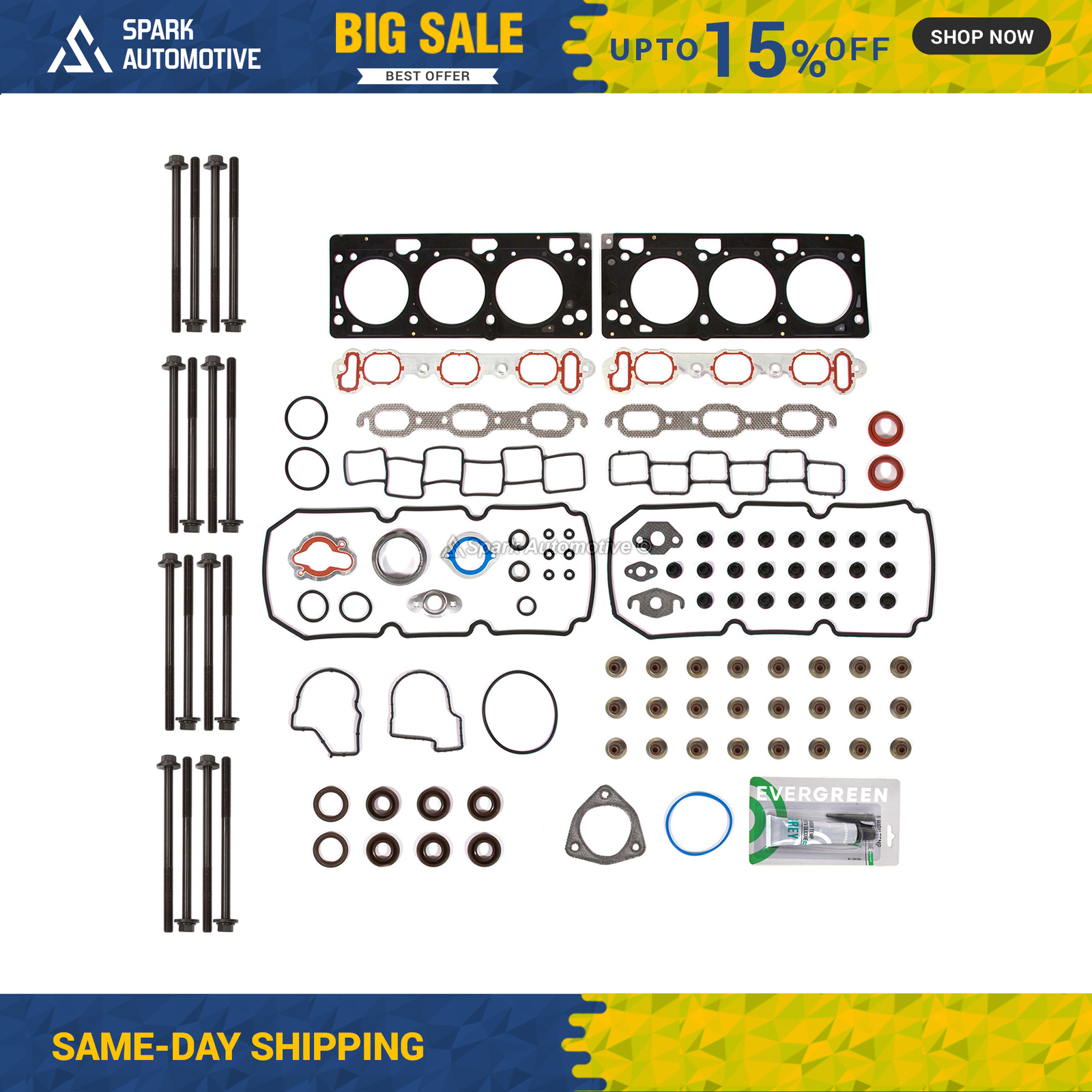 Kit Joint De Culasse Et Boulons Pour Chrysler 300, Pacifica, Dodge Magnum, Intrepid 3.5L (1999-2006)