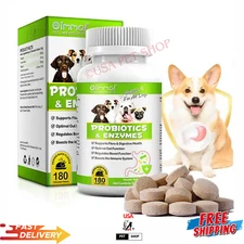 Probiotic For Dogs + Enzyme Blend For Dogs Digestive Gut Supports Ct. 180