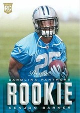 2013 Prestige #249 Kenjon Barner RC Carolina Panthers