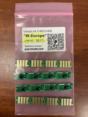 16  Toner Chip '' 3516 - 3517 '' for Xerox VersaLink C400, C405 Printer Refill