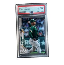 2020 Topps Jesus Luzardo #110 gem mint PSA 10 Rookie card RC. rookie card picture