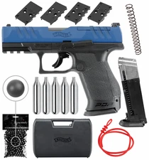 Umarex T4E Walther PDP Compact .43 Cal Paintball Marker with CO2 & Rubber Balls