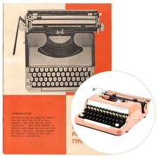 Imperial Good Companion Typewriter Instruction Manual User Repro Model No. 7 Vtg thumbnail