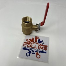 TrimFit Products Brass Ball Valve 1" NPT 600 WOG CWP Stainless 06-844-00 2R97