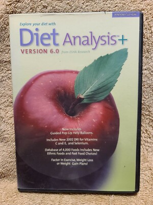 SHELF00j DVD tested~ diet analysis +- version 6.0
