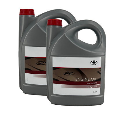 10L 2 x 5 Liter ORIGINAL Toyota Motoröl Öl SEMI-SYNTHETIC 10W40 API SL/CF 