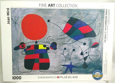 Joan Miro The Smile of The Flamboyant Wings 1000 pcs Eurographics Jigsaw Puzzle
