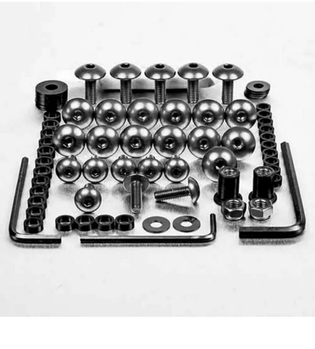 CanonF135mm用　PROBACK Pro-Bolt Aluminium Fairing Bolt Kit - Black FKA056BK Kawasaki