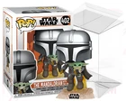 Star Wars Funko POP 402 Mandalorian with Child Vinyl Bobblehead Fig PROTECTOR