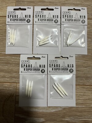 3 pcs x 5 Packs /Copic Sketch Copic Ciao Replace Nib Superbrush