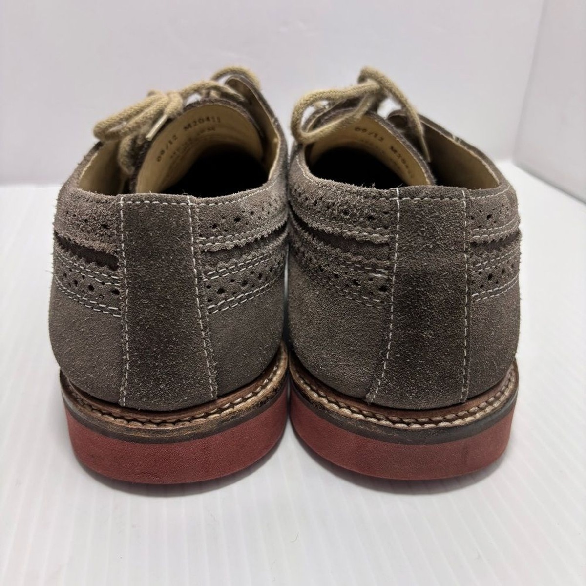 1901‎ Men\'s Tan Suede Wingtip Derby Shoes. Size 10 1901 Men main image 2