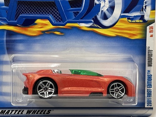 Hot Wheels 2001 First Editions MONOPOSTO 19/36 #031 New In Package - Picture 2 of 4