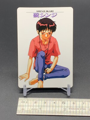 Shinji Shinji Ikari 53 Neon Genesis Evangelion Card Bandai 1997 Japanese