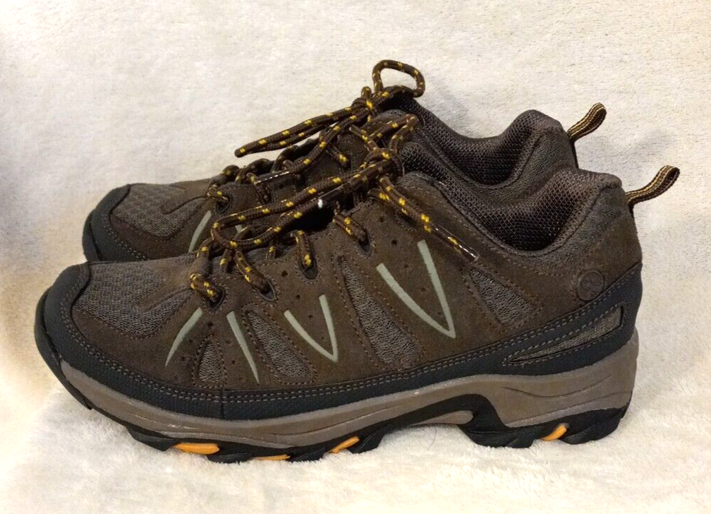 SAOLA Scarpe ragazzo Northside scamosciate marroni basse escursionismo campeggio caccia outdoor tg 5 NUOVE