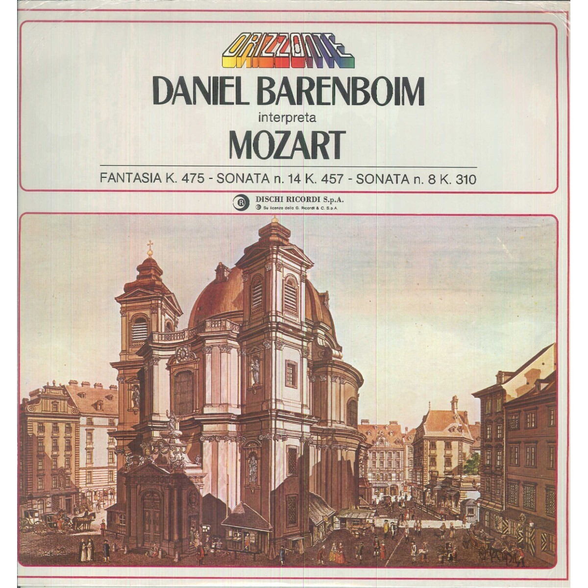 Daniel Barenboim LP Vinyl Mozart, Fantasia K.475 - Sonata N.14 K