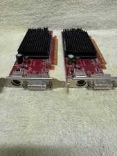 Lot of 2 AMD Radeon 256MB B170 DVI Port Low Profile Graphic Cards - USED
