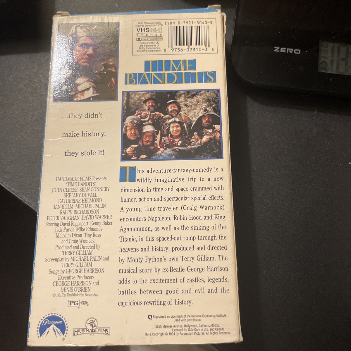 Time Bandits Classic Adventure Fantasy VHS movie 1981 | eBay