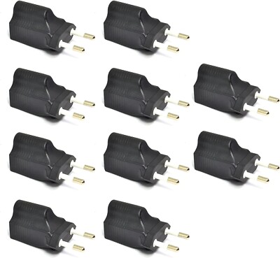Ceptics Most of Europe CEE 7/16 Travel Adapter NEMA 5-15R - ETL Certified