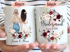 Bridesmaid Proposal Mug Personalized Bridesmaid Gift Will You Be My Bridesmaid