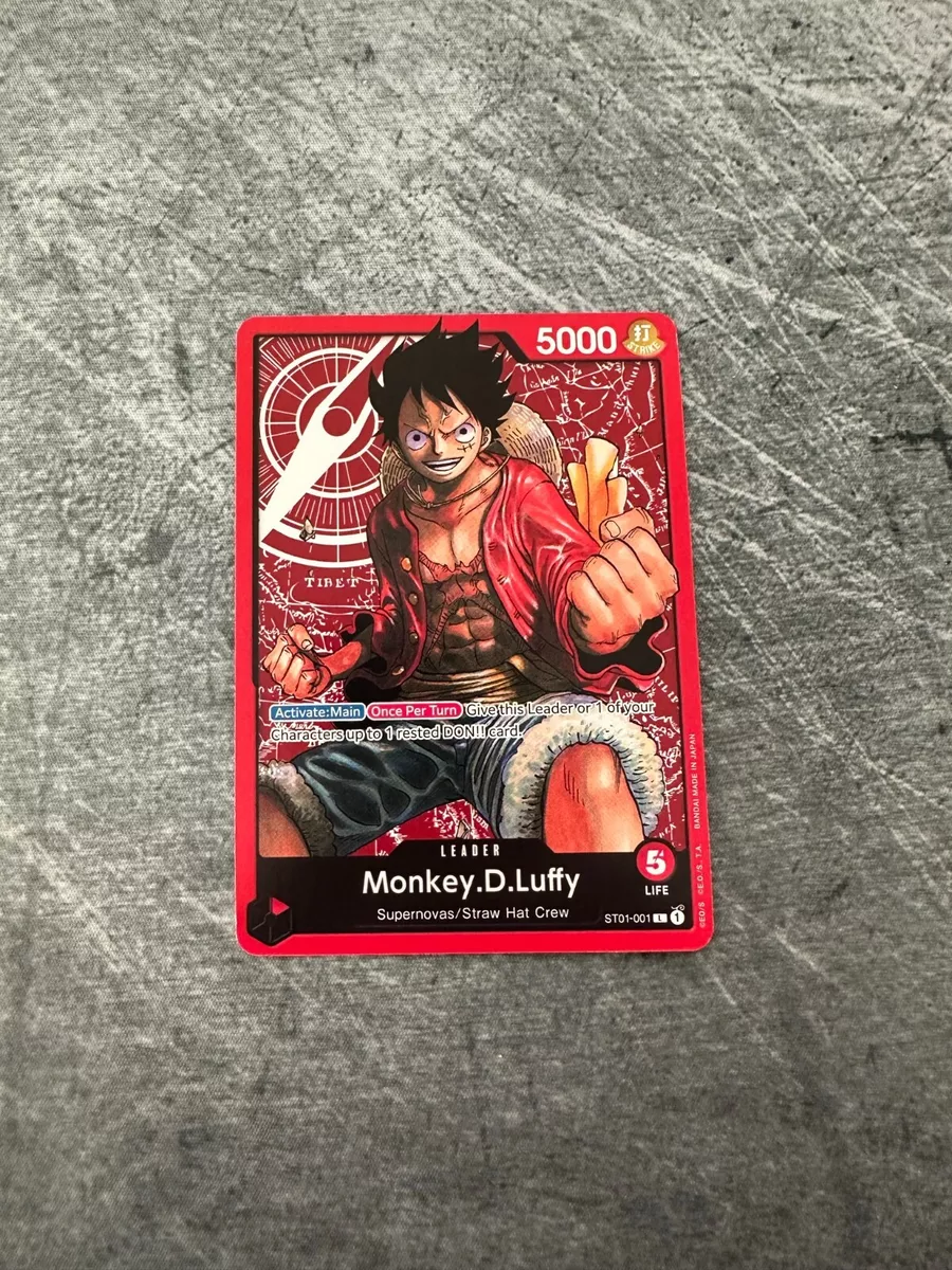 Monkey.D.Luffy (001) - Starter Deck 1: Straw Hat Crew - One Piece Card Game